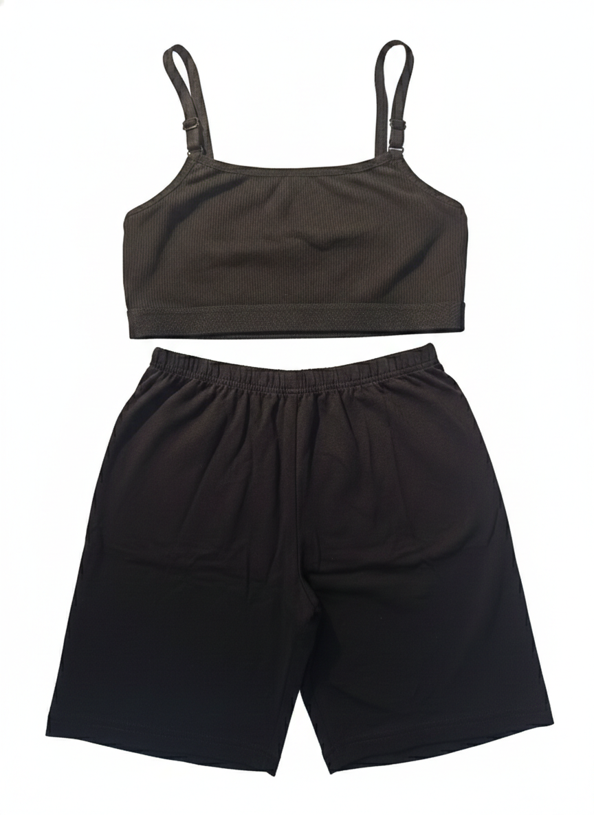 High Impact Quick Dry Sports Bra - Jet Black